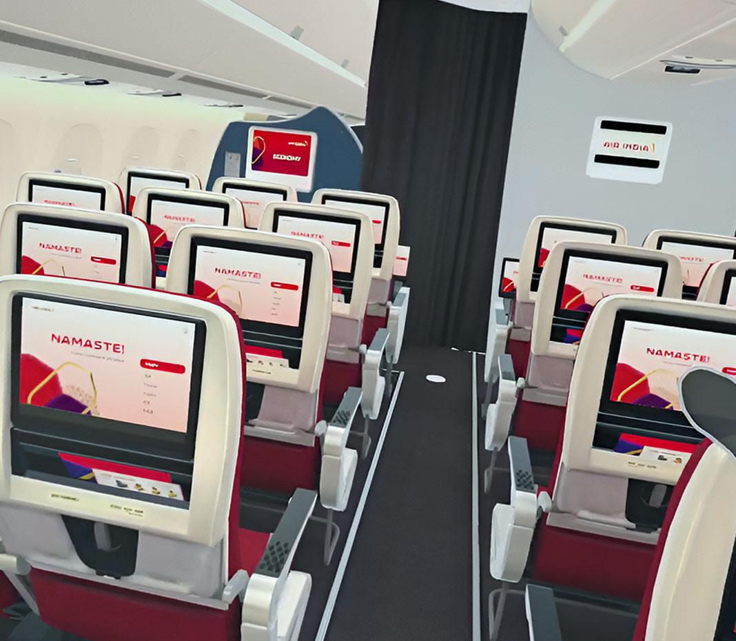Next-Gen Airline Cabin walkthrough with Interactive VR experience