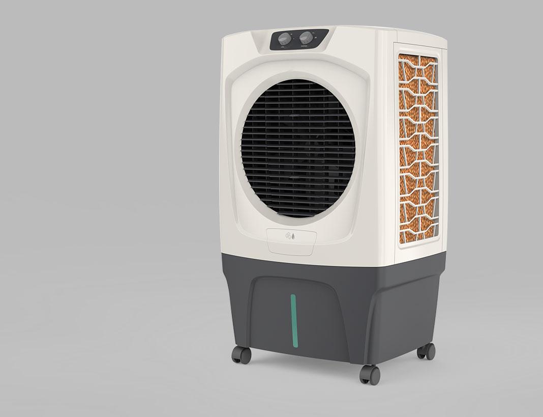 Desert Air Cooler Design with and without Trolley (50L and 70 L Tank Capacity)